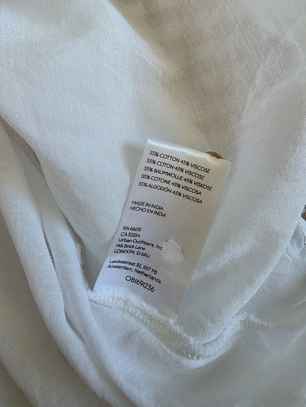 Anthropologie Pilcro White Puff Sleeve Relaxed Top XS